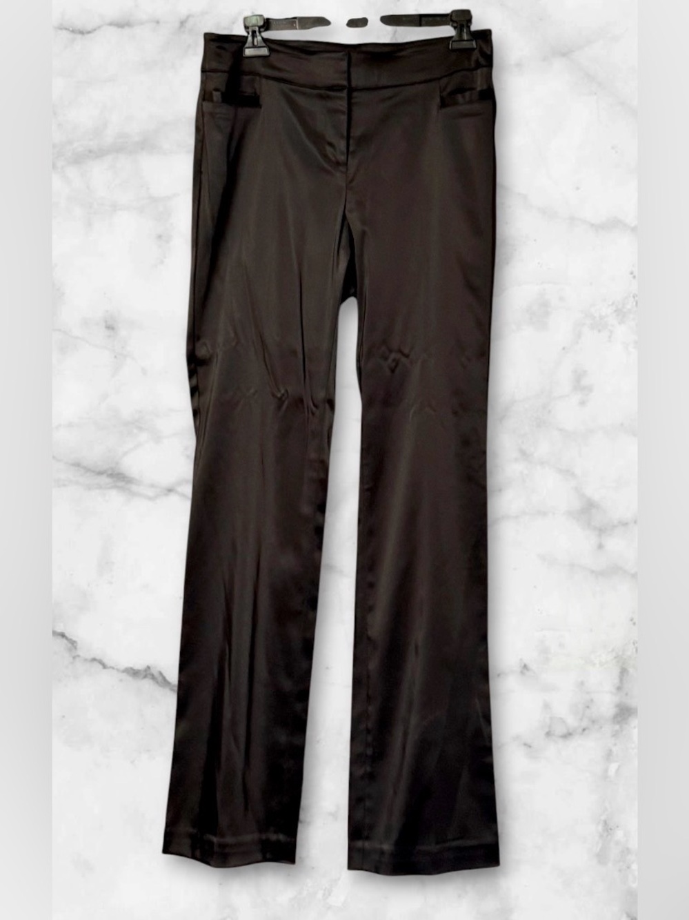 EUC Cache Satin Trousers SZ 6 Black